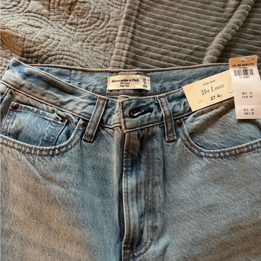 Abercrombie & Fitch Denim Jeans in Light Blue